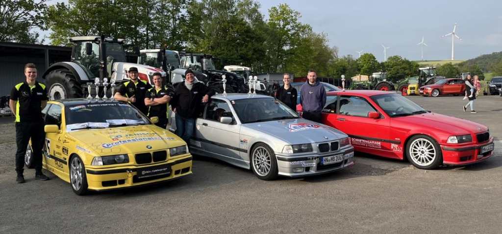 Erfolgreiche BMW-Slalomtruppe des MCH